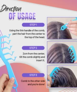 New Z-Shaped Hair Fluffy Stitch Comb