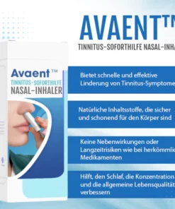 Avaent™ Tinnitus-Soforthilfe Nasal-Inhaler