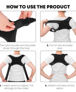 Alternative view of ComfyBrace MagneticTherapie Posture Corrector