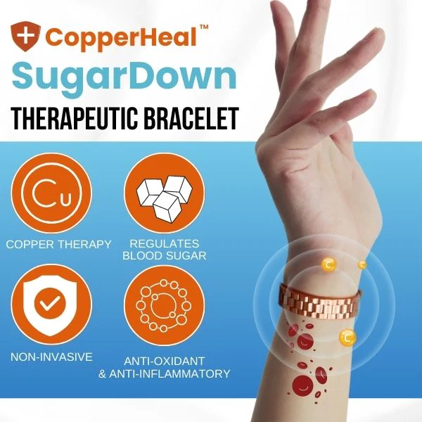 CopperHeal™ SugarDown eskumuturreko terapeutikoa