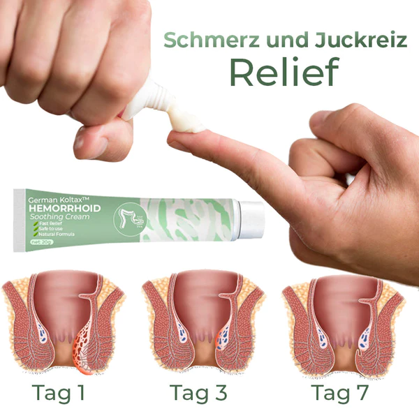 Deutsche Koltax ™ Hämorrhoiden-Linderungscreme