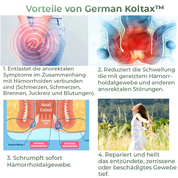 Krém Deutsche Koltax™ Hämorrhoiden-Linderungscreme
