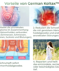 Deutsche Koltax™ Hämorrhoiden-Linderungscreme