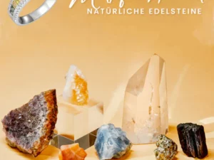 Diakiane Celeste Regenbogen-Turmalin Spinni-Ring
