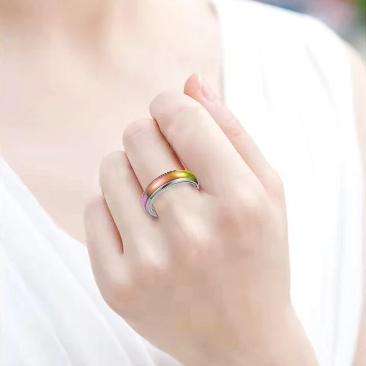 EMPLO LabradoriteThermo Fidget Ring