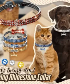 Elegant Rhinestone Pet Collar
