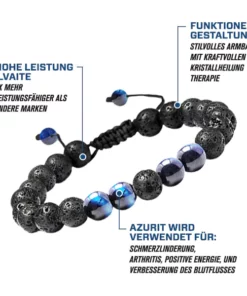Energeti Azurit Radioaktives Armbändchen