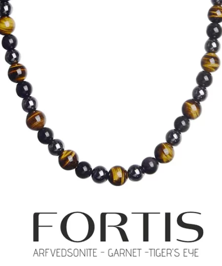 FORTIS Marvik Chalcedony Beaded Necklace