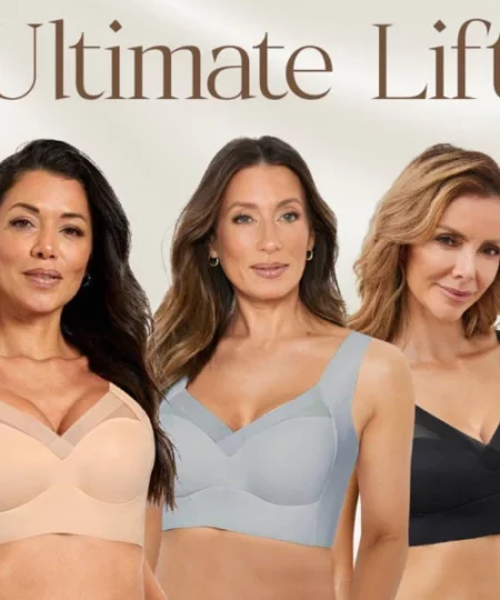 Fashion Deep Cut Wireless Bra