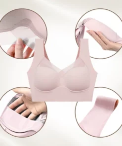 Fashion Deep Cut Wireless Bra