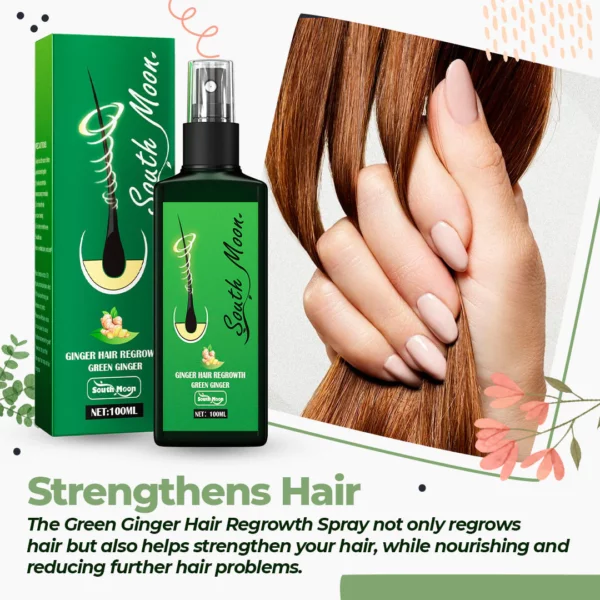 Спреј за обновување на косата зелен ѓумбир