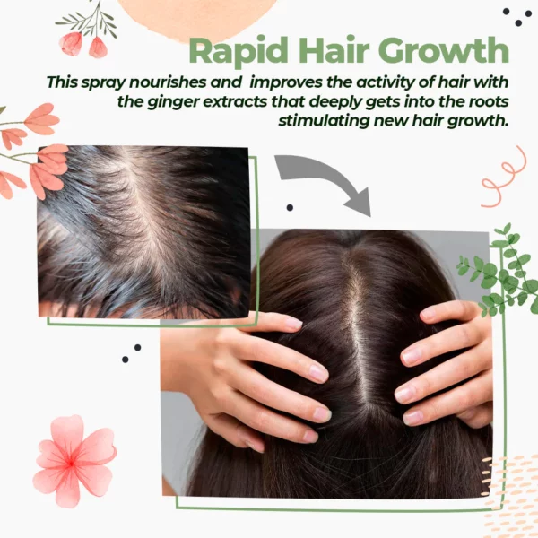 Спреј за обновување на косата зелен ѓумбир