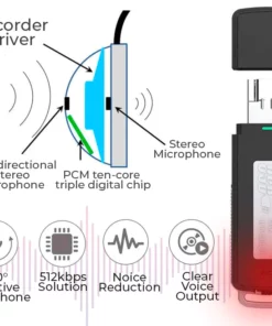 Guardian 1ClickON Secret USB Voice Recorder
