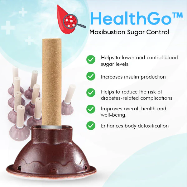 HealthGo™ Moxibustion Zuckerkontrolle