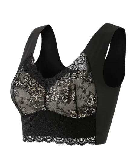 Healthfit℗ Tourmaline Lymphatic Detoxification Shaping and Powerful Lifting & Breast Enhancement Bra