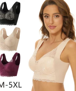 Healthfit℗ Tourmaline Lymphatic Detoxification Shaping and Powerful Lifting & Breast Enhancement Bra