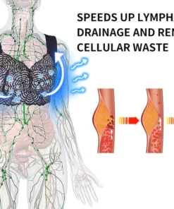 Healthfit℗ Tourmaline Lymphatic Detoxification Shaping and Powerful Lifting & Breast Enhancement Bra