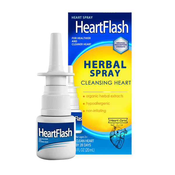 Spray de limpeza de coração de ervas orgânicas HeartFlash®