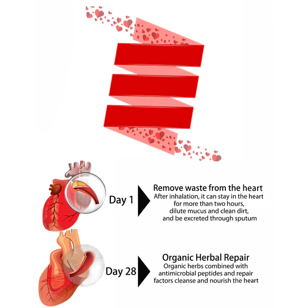 HeartFlash® Spray per la pulizia del cuore a base di erbe biologiche