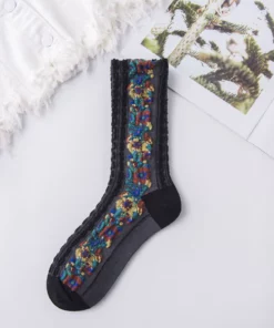 IONFit HeatingDetoxify Floral Socks