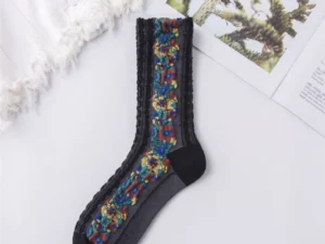 IONFit HeatingDetoxify Floral Socks