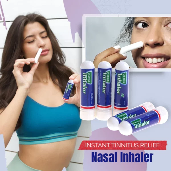 Inhalador nasal instantáneo para el alivio del tinnitus