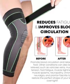 Alternative view of KNEEPRO Tourmaline SelfHeating Acupressure KneeSleeve