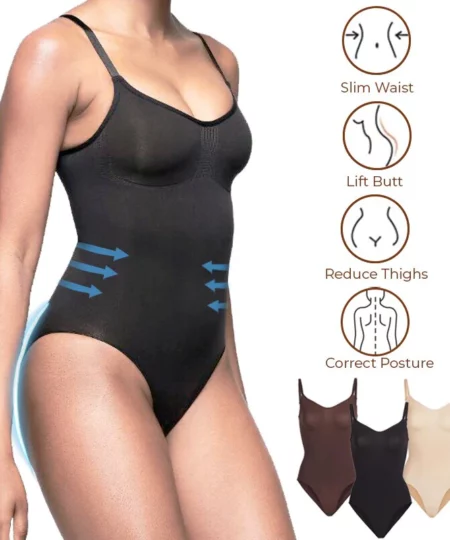  EEEONE Landola Sculpting Bodysuit with Snaps, 2023 New Seamless  Body Suit Shapewear for Women Tummy Control (Color : Black, Size : Small) :  Clothing, Shoes & Jewelry