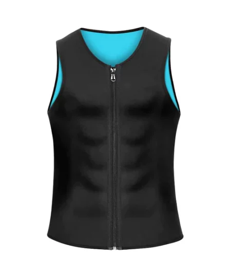 MANSON Gynecomastia Compress Zipper Vest