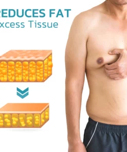 MANSON Gynecomastia Compress Zipper Vest