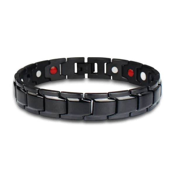 Magnetische gesunde Armbänder aus Titanstahl für Herren