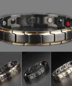 Men's Titanium Steel Magnetic Healthy Bracelets