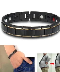 Men's Titanium Steel Magnetic Healthy Bracelets