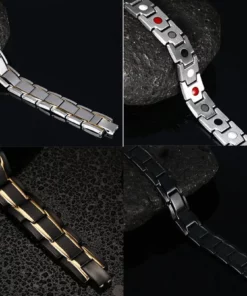 Men's Titanium Steel Magnetic Healthy Bracelets