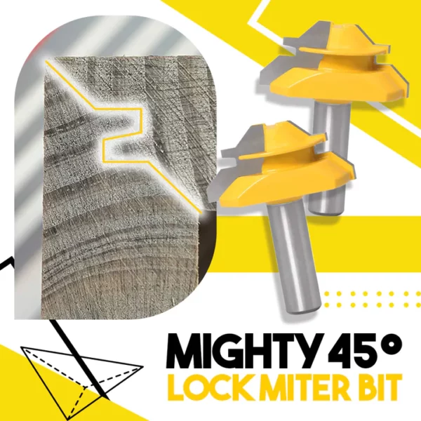 Broca de inglete de bloqueo Mighty45°