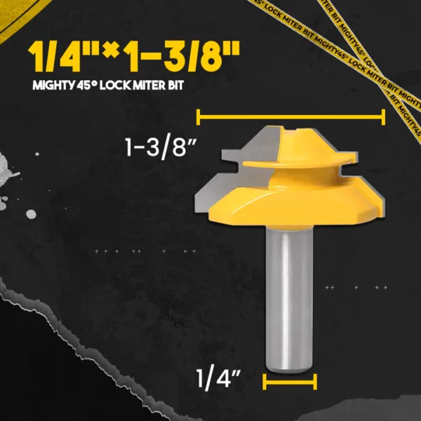 Mighty45° Lock Mitre Bit