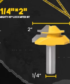 Mighty45° Lock Miter Bit