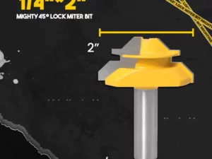 Mighty45° Lock Miter Bit