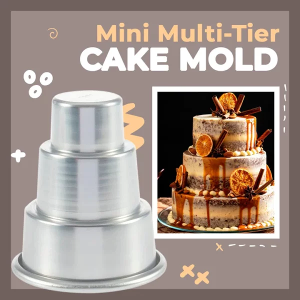 Mini molde para tartas multinivel