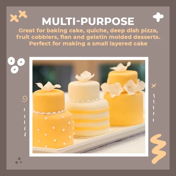 Mini molde para tartas multinivel