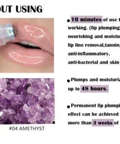 NEW Shinyne™ Natural Crystal Moisturizing lush lip Gloss Lips Plumping