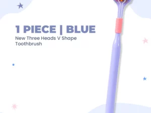New Three Heads V Shape Toothbrush