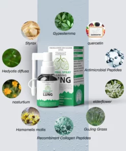 OnNature® Organic Herbs Lung Cleansing&Throat Relief Mouth Spray