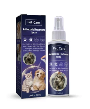 Pet Care Antibacterial Treatment Spray for Cats and Dogs