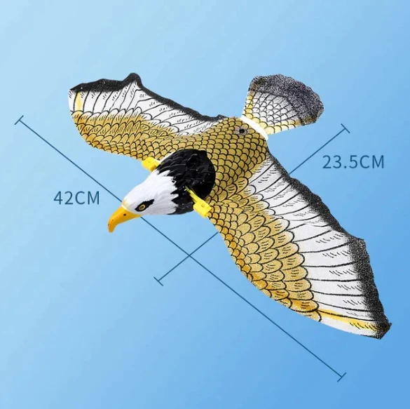 Mainan Interaktif Burung Terbang Elektrik PetBuddy