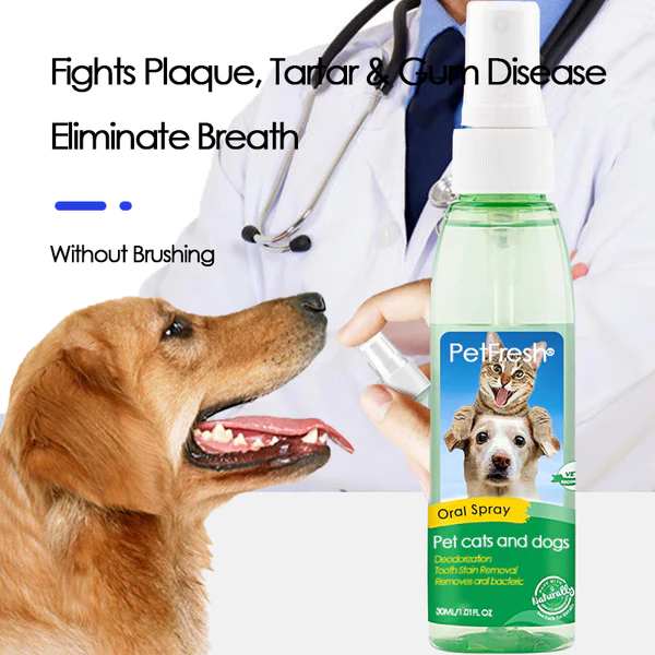PetFresh® Spray καθαρισμού δοντιών για σκύλους και γάτες