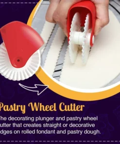 Pie Crust Wheel Cutter & Decorator Set