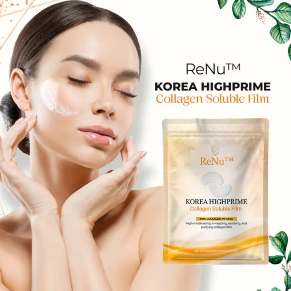 Película soluble de colágeno de alta calidad ReNu™ Korea