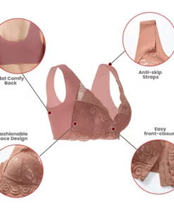 Sabine France Front Closure Beauty Back Comfy Bra