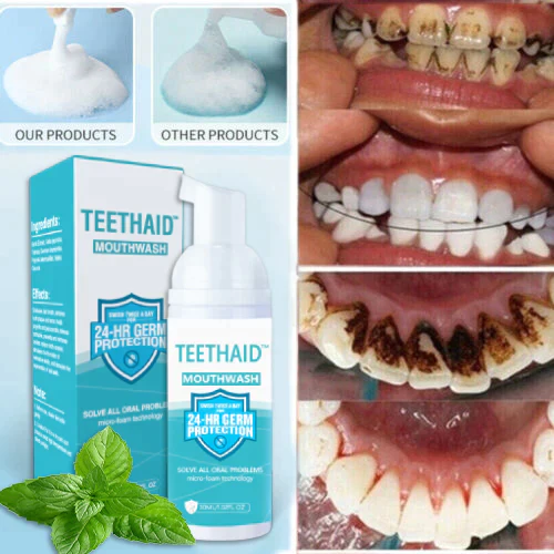 Teethaid™ Pure Herbal Super Whitening & Tooth & Mouth Repair Mousse